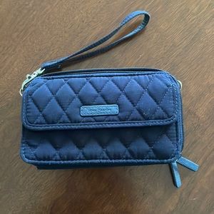 Vera Bradley Navy blue wristlet